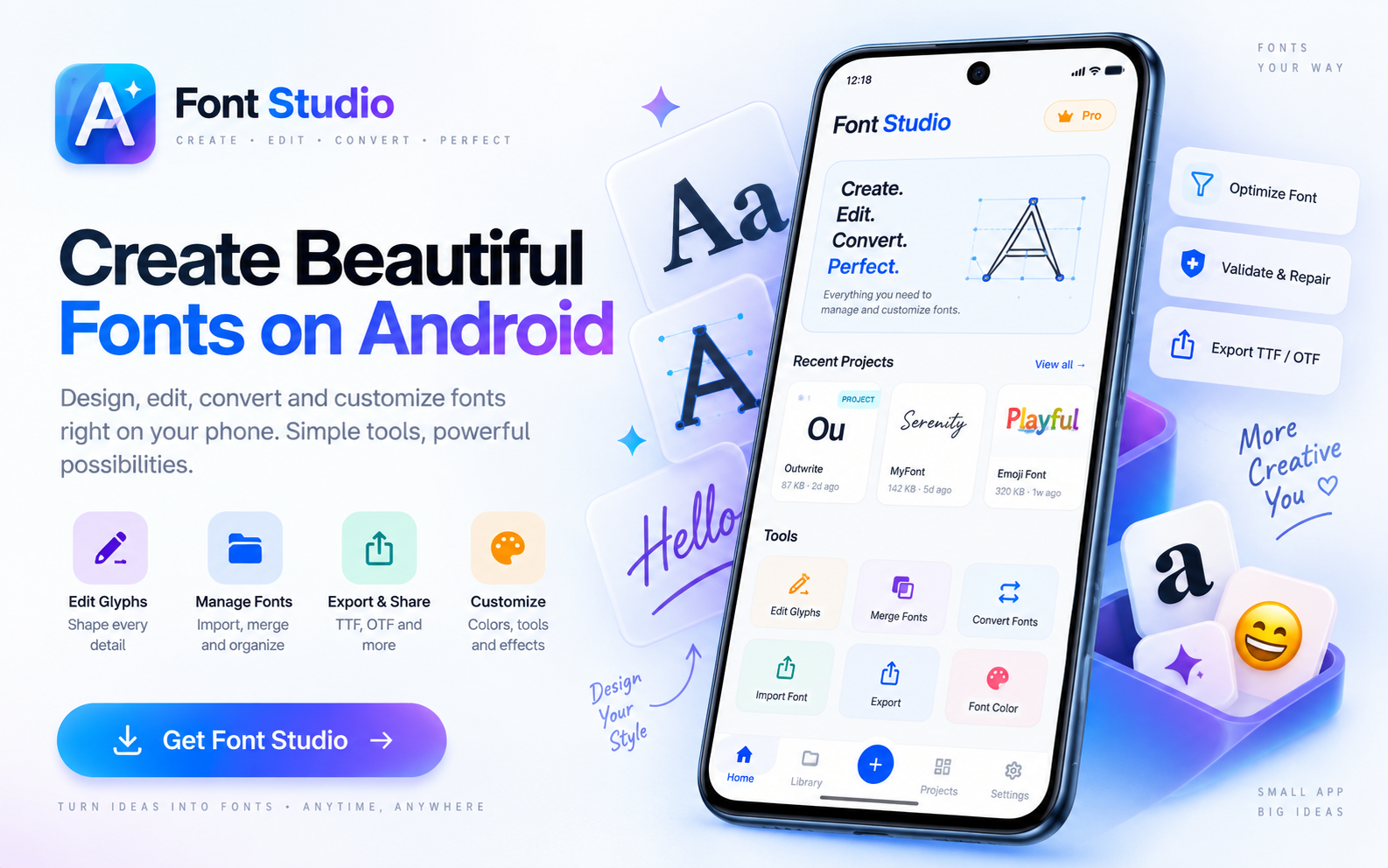 Font Studio product screenshot