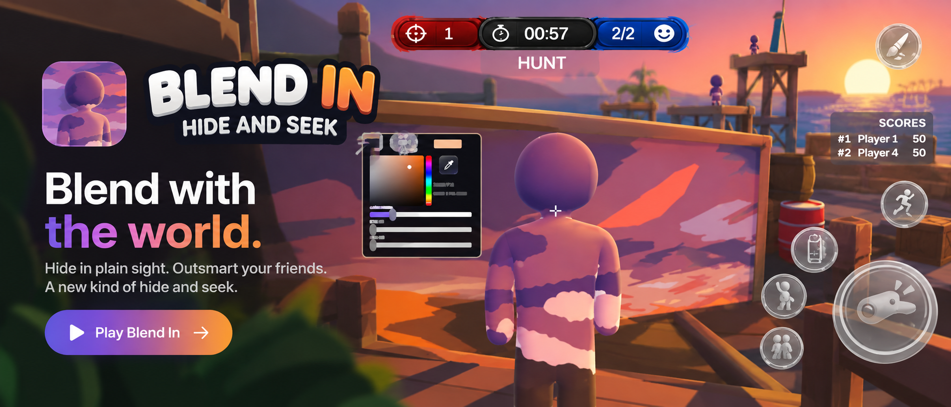 Blend In — Hide and Seek game